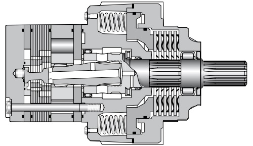 Orbitální hydromotory s integrovanou brzdou BG