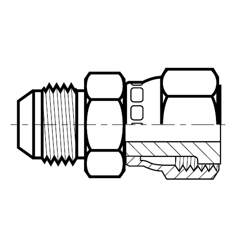 XHML6 - hydraulická převodní spojka na O-Lok\Triple-Lok