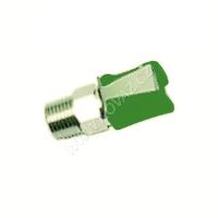 Pneumatická mini rychlospojka přímá jednostranně uzavíratelná ( zelená ) D 2mm^G1/8&quot;vně