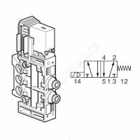 Ventil 5/2 Valvetronic 12-48V DC, G1/8&quot;, pro ventilové terminály