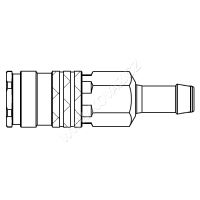 Rychlospojka přímá jednostranně uzavíratelná na hadičku 8mm s ventilem