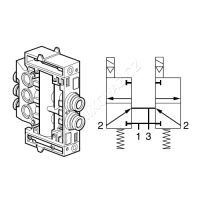 Samostatný dvojitý pneumatický ventil 2x 3/2 ,G1/8&quot;