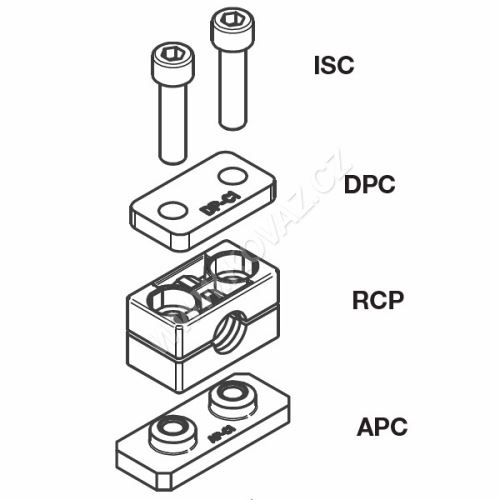 Kompletní příchytky a držáky trubek RCP2