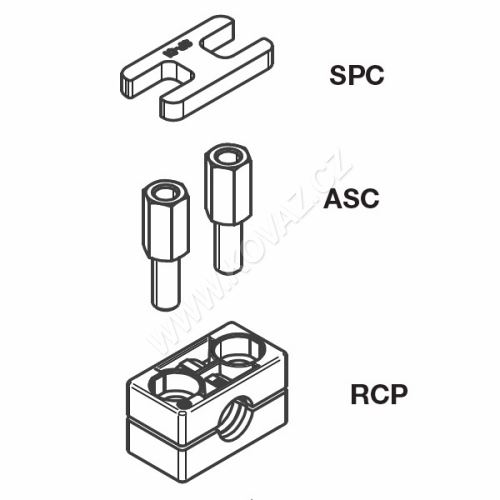Kompletní příchytky a držáky trubek RCP5