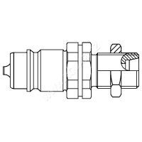 Vsuvka kuličková 2000 samec M16x1,5vně 10L DN3/8&quot;ISO 7241-1 A do panelu
