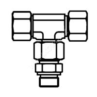 NEREZ hydraulická stavitelná ET přípojka šroubení, převlečná matice, D 6mm^G1/4&quot;vně^D 6mm