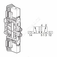 Ventil 4/2 Valvetronic 12-48V DC, hadička 1/4&quot;, pro ventilové terminály