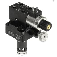 Proporcionální pojistný tlakový ventil, velikost NG16, 12V/2,1A