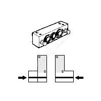 Připojovací blok S pro ventily P2LA