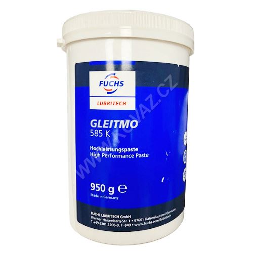 Plastické mazivo do mazacích lisů Gleitmo 585 K, 950g