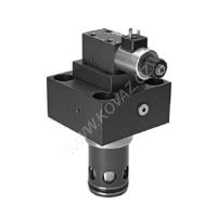 Hydraulický proporcionální pojistný tlakový ventil, velikost NG25, 12V/2,3A